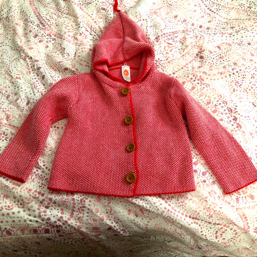 Lofty' Organic Cotton Hooded Cardigan
STEM BABY